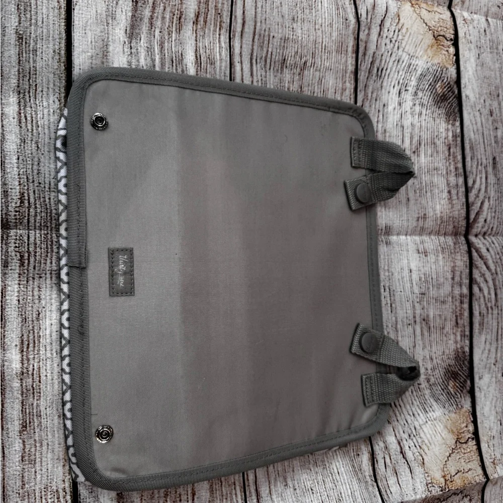 Thirty-One White and Tan Pencil Case Office Essential
